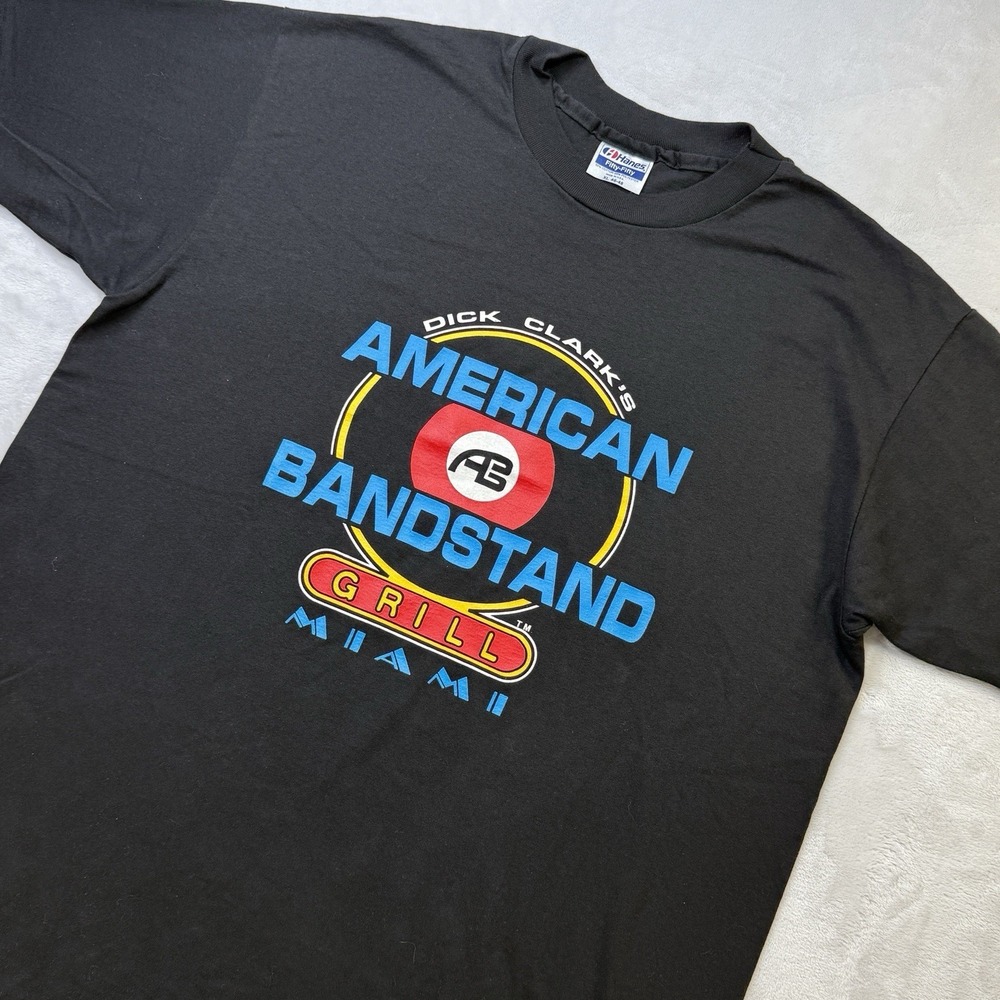 Vintage American Bandstand Grill Miami T Shirt XL USA Single Stitch NWOT‎